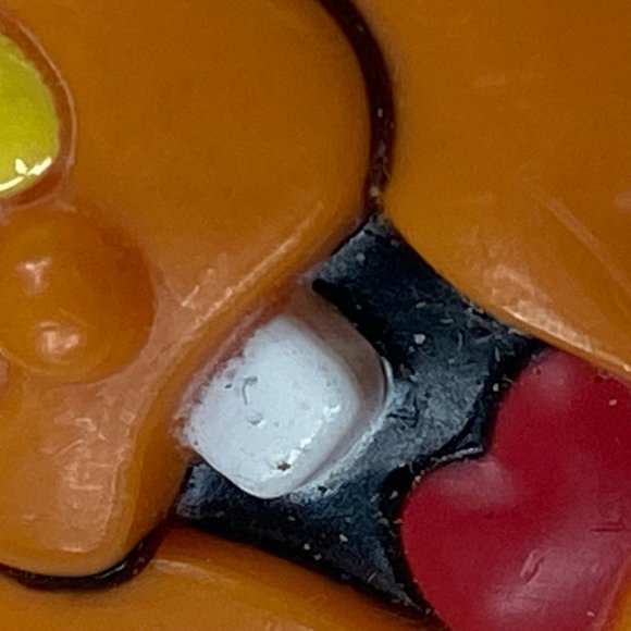 Halloween Holiday Jack-0-Lantern Pumpkin Pin Brooch Russ Silly Smile Grin - Picture 11 of 12